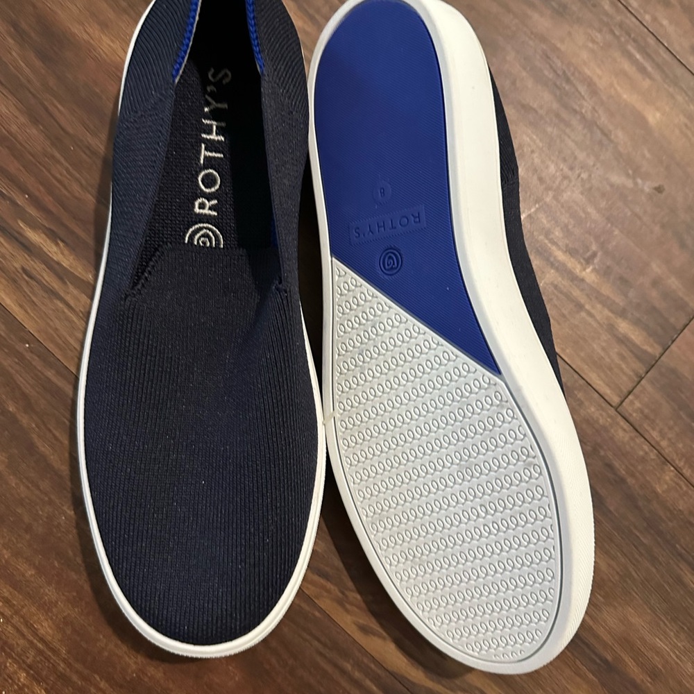 Rothy's Women’s Navy Slip-On Shoes - Picture 2 of 2